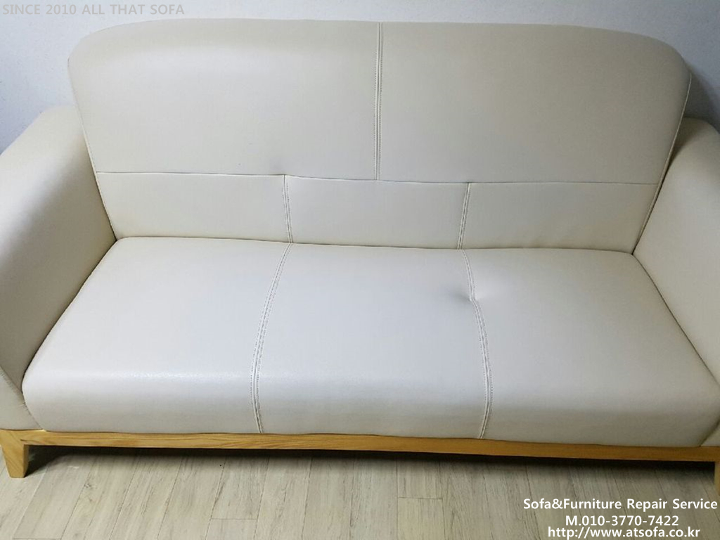 소파목대 쿠션꺼짐 수리 후